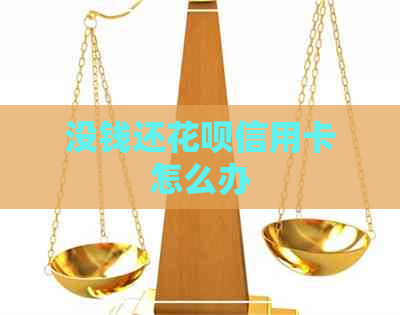 没钱还信用卡信用卡怎么办