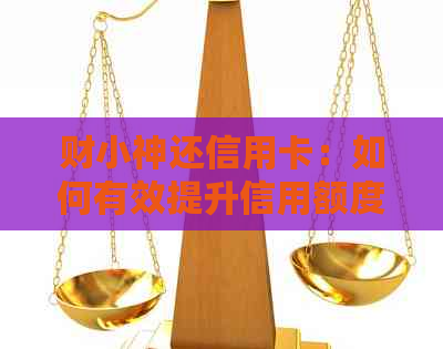 财小神还信用卡：如何有效提升信用额度？用户最关心的问题解答