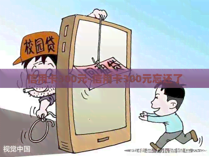 信用卡300元-信用卡300元忘还了