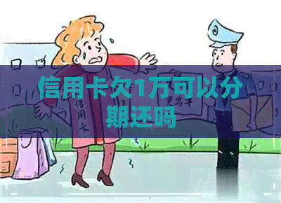 信用卡欠1万可以分期还吗