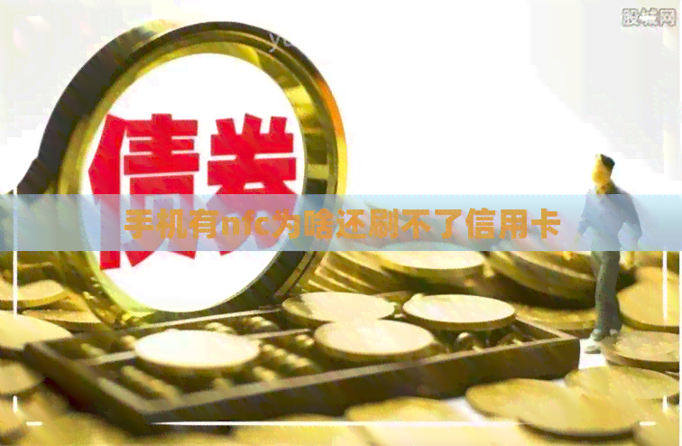 手机有nfc为啥还刷不了信用卡