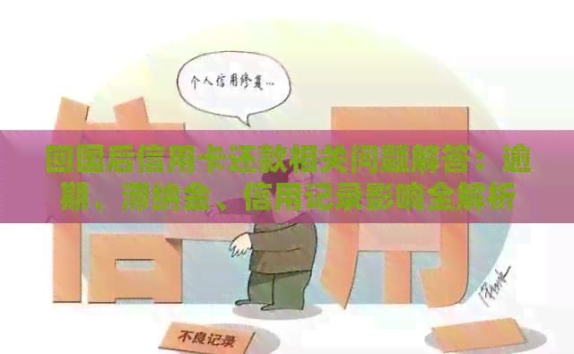 回国后信用卡还款相关问题解答：逾期、滞纳金、信用记录影响全解析