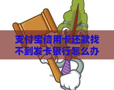 支付宝信用卡还款找不到发卡银行怎么办？