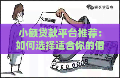 小额贷款平台推荐：如何选择适合你的借款方式