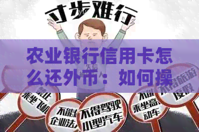 农业银行信用卡怎么还外币：如何操作还外币账单？
