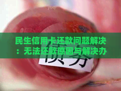 民生信用卡还款问题解决：无法还款原因与解决办法