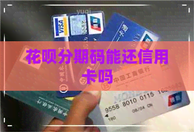 信用卡分期码能还信用卡吗