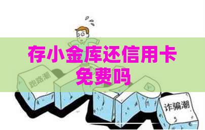 存小金库还信用卡免费吗