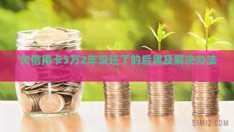 '欠信用卡3万2年没还了的后果及解决办法'