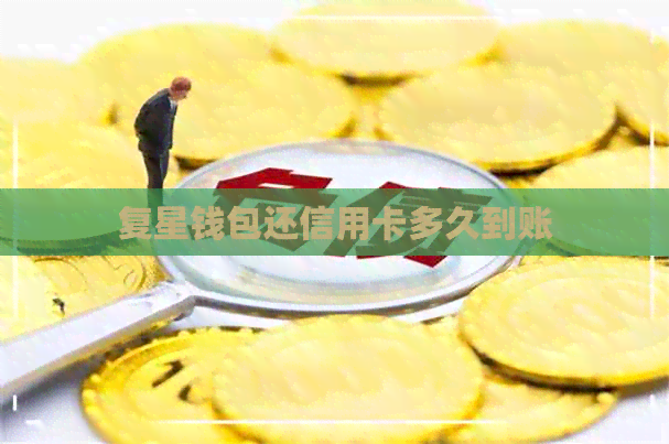 复星钱包还信用卡多久到账