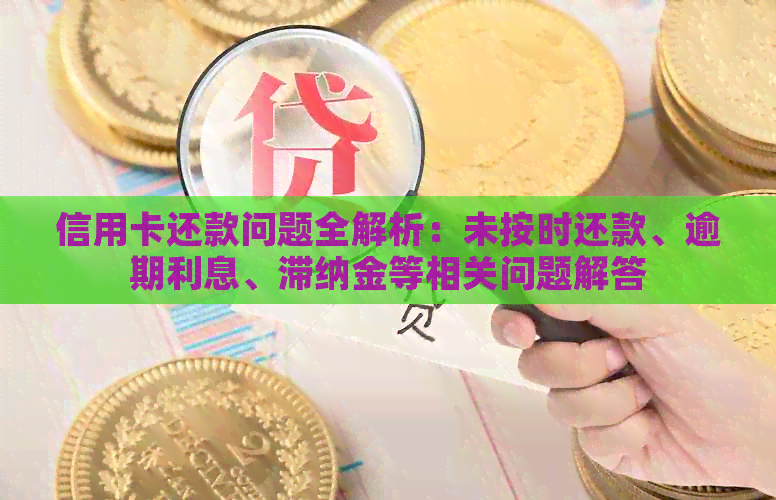 信用卡还款问题全解析：未按时还款、逾期利息、滞纳金等相关问题解答