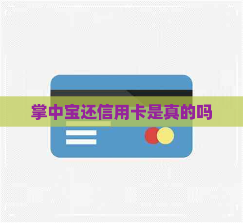 掌中宝还信用卡是真的吗