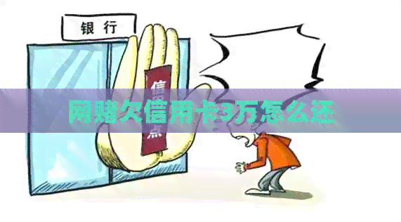 网欠信用卡3万怎么还