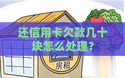还信用卡欠款几十块怎么处理？