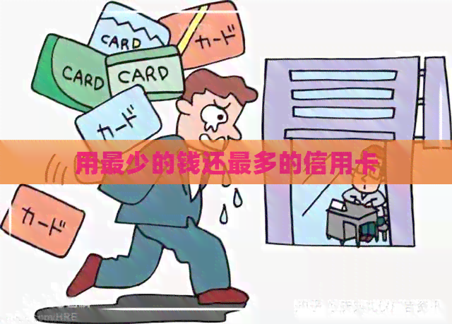 用最少的钱还最多的信用卡
