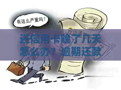 还信用卡晚了几天怎么办？逾期还款后果与解决办法