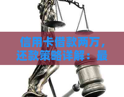 信用卡借款两万，还款策略详解：更低利率、分期还款与提前还款哪个更划算？