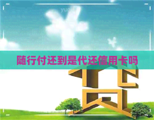 随行付还到是代还信用卡吗