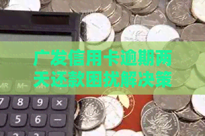 广发信用卡逾期两天还款困扰解决策略