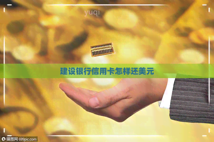建设银行信用卡怎样还美元 建设银行信用卡怎样还美元