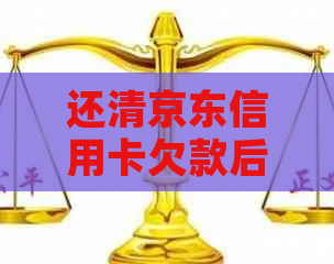 还清京东信用卡欠款后，是否可以继续透支？