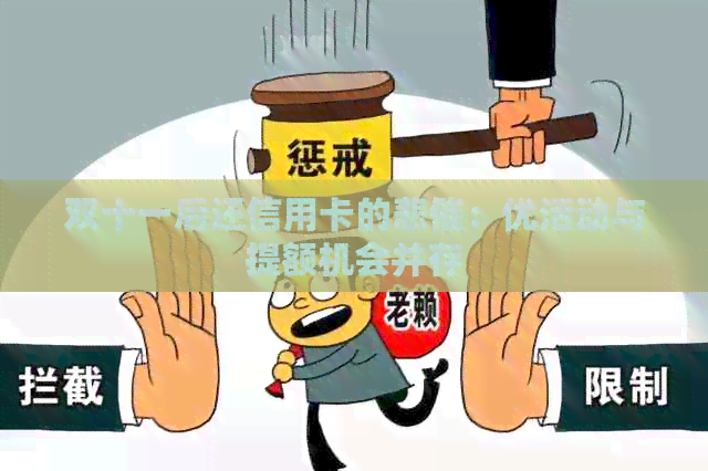 双十一后还信用卡的悲催：优活动与提额机会并存