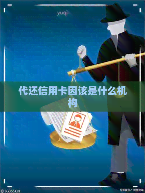 代还信用卡因该是什么机构