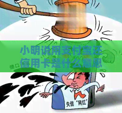 小明说用支付宝还信用卡是什么意思,有什么好处和风险? 小明说用支付宝还信用卡是什么意思,有什么好处和风险?
