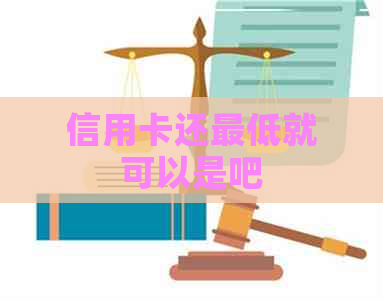 信用卡还更低就可以是吧