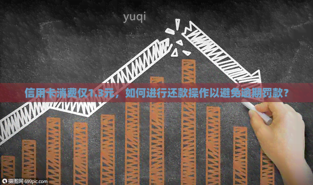 信用卡消费仅1.3元，如何进行还款操作以避免逾期罚款？