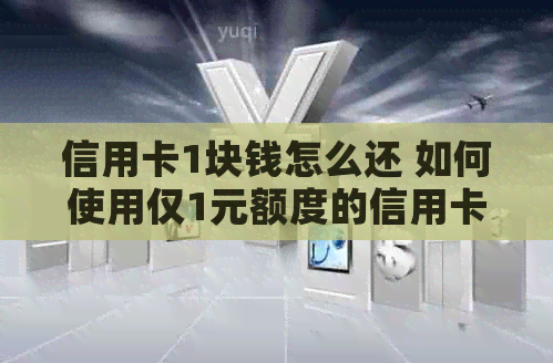 信用卡1块钱怎么还 如何使用仅1元额度的信用卡进行还款？