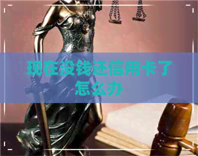 现在没钱还信用卡了怎么办