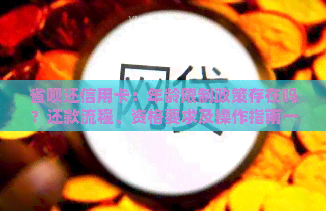 省呗还信用卡：年龄限制政策存在吗？还款流程、资格要求及操作指南一文解析