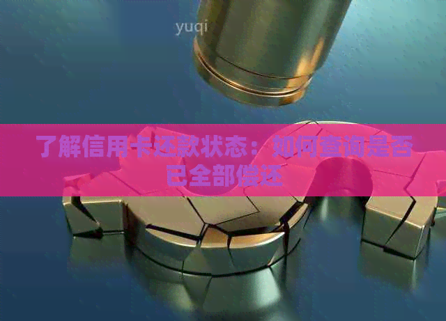 了解信用卡还款状态：如何查询是否已全部偿还