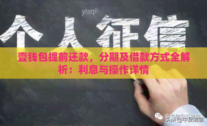 壹钱包提前还款，分期及借款方式全解析：利息与操作详情
