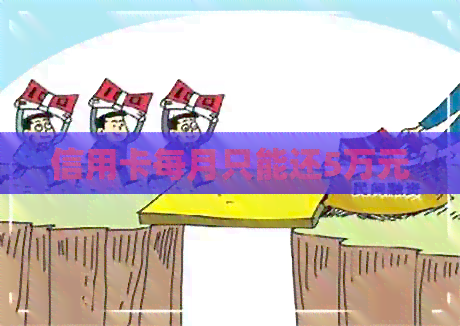 信用卡每月只能还5万元