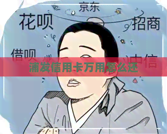 浦发信用卡万用怎么还