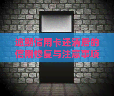 逾期信用卡还清后的信用修复与注意事项