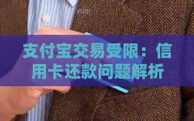 支付宝交易受限：信用卡还款问题解析与解决方案