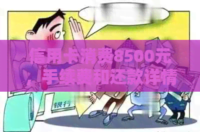 信用卡消费8500元，手续费和还款详情分析