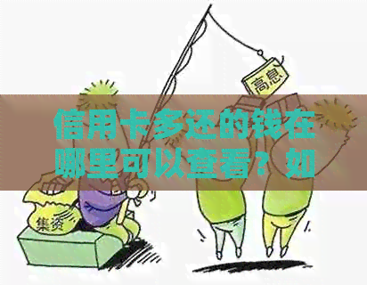 信用卡多还的钱在哪里可以查看？如何查询多余的还款金额？