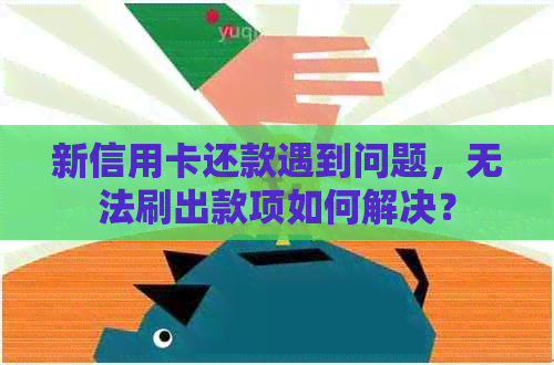 新信用卡还款遇到问题，无法刷出款项如何解决？