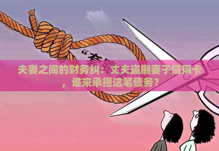 夫妻之间的财务纠：丈夫盗刷妻子信用卡，谁来承担这笔债务？