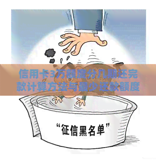 信用卡3万额度分几期还完款计算方法与最少还款额度探讨