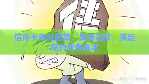 信用卡即时借款，灵活还款，满足您的资金需求