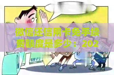 微信还信用卡免手续费额度是多少：2021微信还款攻略