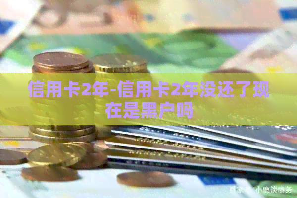 信用卡2年-信用卡2年没还了现在是黑户吗