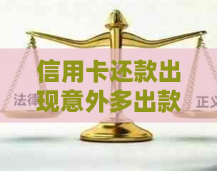信用卡还款出现意外多出款项的解决策略