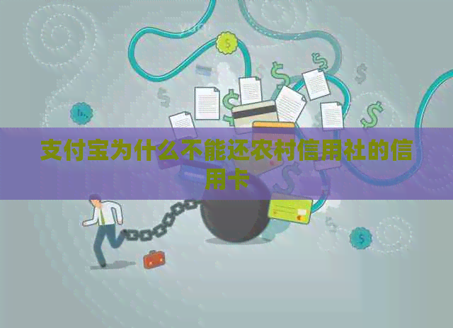 支付宝为什么不能还农村信用社的信用卡