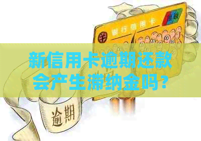新信用卡逾期还款会产生滞纳金吗？如何避免不必要的费用？